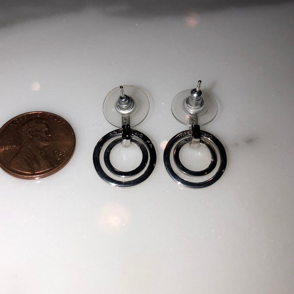 Earrings 925 silver authentic diamond drop - Picture 5 of 5